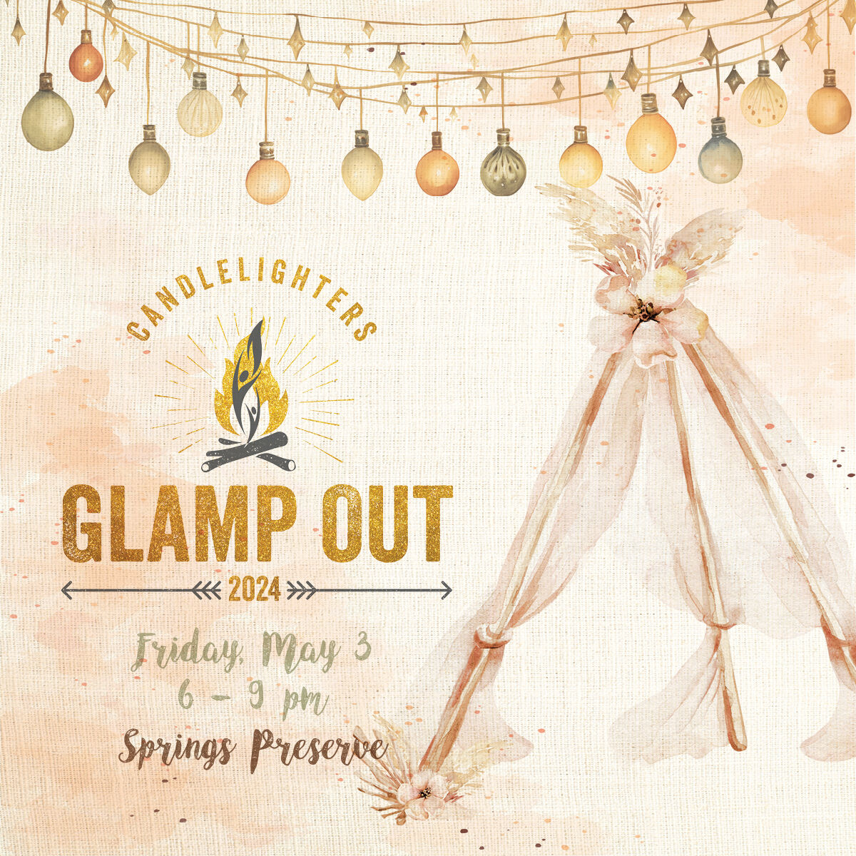 glamp out flyer