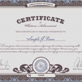 Stock Certificates